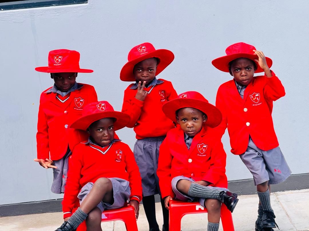 Students studying in a bright Grade 4 classroom at Alpha Junior School